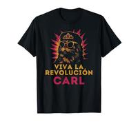 Vive la révolution Carl Funny Cat T-Shirt