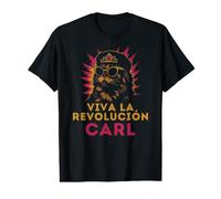 Vive la révolution Carl Funny Cat T-Shirt Graphique avec Valeur
