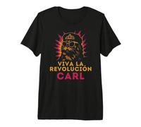 Vive la révolution Carl Funny Cat T-Shirt Haut de Gamme
