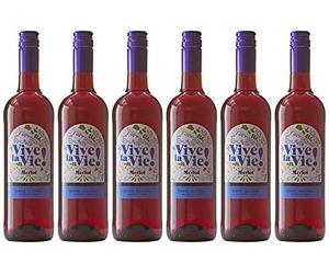 Vive la Vie - Vin Rouge Sans Alcool, Merlot (6 x 0,75L)