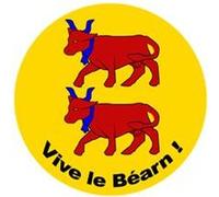 Vive le Béarn (20x20cm) - Sticker/autocollant