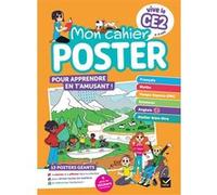 Vive le CE2 - Mon cahier poster Toutes les notions clés du programme en un coup d'oeil ! - Julien Ledoux - Hatier - broché - Scolaire / Universitaire