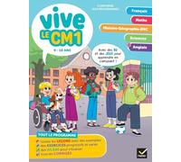 Evelyne Barge – Vive le CM1 9-10 ans – Cahier de révision et d'entraînement toutes matières – Broché