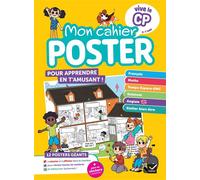 Vive le CP - Mon cahier poster Toutes les notions clés du programme en un coup d'oeil ! - Julien Ledoux - Hatier - broché - Scolaire / Universitaire
