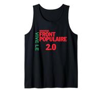 Vive le Nouveau Front Populaire 2.0 LFI Les Verts Communiste Débardeur
