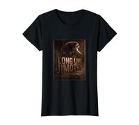 Vive Le Raton Laveur Jimothy T-Shirt Graphique avec Valeur, Femme, Noir, M