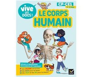 Vive les docs - Le corps humain - CP / CE1 Valérie Videau (Auteur), Yllya (Auteur)