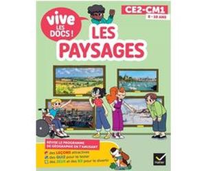 Vive les docs - Les paysages - CE2 / CM1 Valérie Videau (Auteur), Yllya (Auteur)