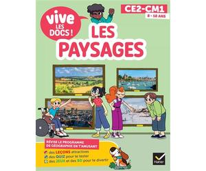 Vive les docs - Les paysages - CE2 / CM1 - Valérie Videau - Hatier - broché - Scolaire / Universitaire