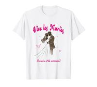 Vive Les Mariés T-Shirt, Homme, Blanc, L