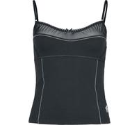 Vive Maria Coquette Femme Top Noir 90% Coton, 10% Élasthanne Regular/Coupe Standard