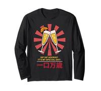 Vive Mon Anniversaire, ma fête d'anniversaire et ma fête Japonaise Manche Longue