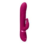 Vibromasseur lapin en silicone pour point G gode rotatif vibrant vagin clitoris