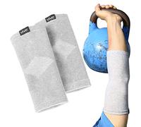 Vive Paire de coudières de compression en charbon de bambou pour la prévention des tendinites, la récupération, le soulagement des douleurs articulaires, les golfeurs, le tennis, l'haltérophilie, le