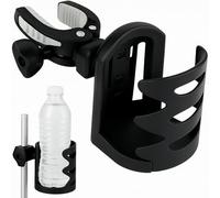 Vive Porte-gobelet - Porte-gobelet Amovible pour Poussette, Fauteuil Roulant, Bureau, Bouteille d'eau, Tasse à café, Verre à Boisson et canette - Clip de Montage réglable pour vélo, déambulateur -