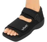 Vive Post Op Shoe - Botte de marche médicale légère avec sangle réglable - Chaussures de récupération orthopédique pour post-chirurgie, pied fracturé (grand)
