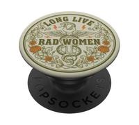 Vive Rad Women Nurse Féministe Médecine d'automne PopSockets PopGrip Adhésif
