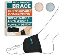 Vive Support de l'arche - Sangle de gel de fasciite plantaire pour homme, femme - Enveloppe de soutien à la compression orthétique pour soulager la douleur au pied, hautes arches, pieds plats