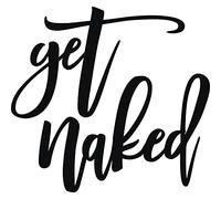 Vivegate Panneau Get Naked pour salle de bain