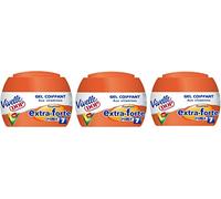 VIVELLE DOP - Gel Coiffant aux Vitamines Fixation Extra-Forte Force 7 Pour Homme - 150 ml - Lot de 3