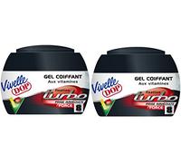VIVELLE DOP - Gel Coiffant aux Vitamines Fixation Turbo Force 8 Pour Homme - 150 ml - Lot de 2