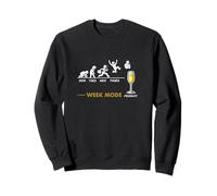 Vivement Le W nd - Semaine Type - Humour Champagne Sweatshirt