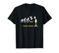 Vivement Le W nd - Semaine Type - Humour Champagne T-Shirt
