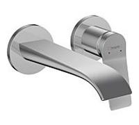 Hansgrohe Mitigeur de lavabo Vivenis 75050000 caché pour montage mural, prise 19,5 cm, chromé