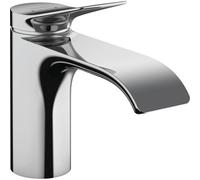 Vivenis Mitigeur de lavabo 80 avec tirette et vidage, bec cascade, chrome (75010000)