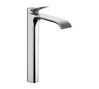 Vivenis Mitigeur de lavabo surélevé 250 avec tirette de vidage, bec cascade, chrome (75040000)