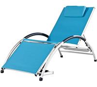 Vivere DKDSUN-TT Dockside Sun Lounger True Turquiose 170 x 67 x 84 cm