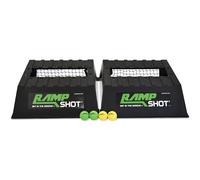Vivere RampShot Jeu de lancer d'extérieur avec 2 rampes et 4 balles, jeu de pelouse portable à 4 joueurs pour enfants et adultes, jardin, plage, camping et hayon
