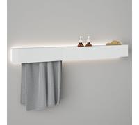 Viverso AGA Design U Ensemble d’accessoires avec éclairage pour coin douche, AGA-DW120LED-WM#SET2,