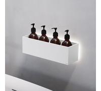 Viverso AGA Design U Tablette avec distributeur de savon et éclairage, AU2440WM#Set6,