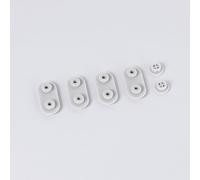 Viverso v20 Jeu de tampons amortisseurs de rechange d’abattant WC, BL001515,