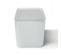 Viverso Verre de rechange pour distributeur de savon, carré, VS4100XX,