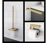 Viverso x add Ensemble d’accessoires de salle de bains 3 en 1, VA3000BG+VA2100BG+VA4300BG,