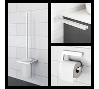 Viverso x add Ensemble d’accessoires de salle de bains 3 en 1, VA3000MW+VA2100MW+VA4300MW,