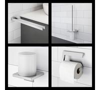 Viverso x add Ensemble d’accessoires de salle de bains 4 en 1, VA3000CR+VA2100CR+VA1100CR+VA4300CR,