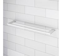 Viverso x add Porte-serviettes de bain double l: 600 H: 14 P: 125 mm, VA4700MW,
