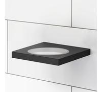 Viverso x add Support mural pour distributeur de savon, porte-savon, gobelet et insert en silicone, VA1400MB,