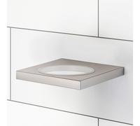 Viverso x add Support mural pour distributeur de savon, porte-savon, gobelet et insert en silicone, VA1400BN,