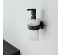 Viverso x cube Distributeur de savon Ø 72 H: 181 P: 117 mm, montage mural, VC1000MB,