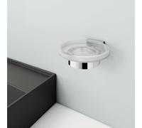 Viverso x cube Porte-savon Ø 11 H: 5 P: 12 mm, montage mural, VC1300CR,