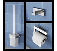 Viverso x evolution Ensemble d’accessoires de salle de bains 3 en 1, VS3000CR+VS2100CR+VS4000CR,