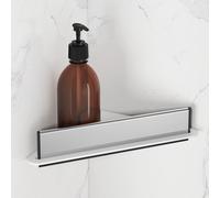 Viverso x match Étagère d’angle avec raclette de douche, VU6002MW+VU6000AS,