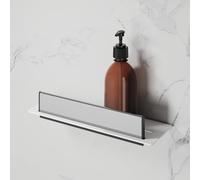 Viverso x match Tablette de douche avec raclette, VU6001MW+VU6000AS,