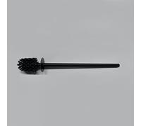 Viverso x match Tête de brosse de toilette noire et ronde, taille S, avec manche, VU9701MB,