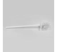 Viverso x match Tête de brosse WC, taille M, blanche et ronde, manche long, VU9740MW,