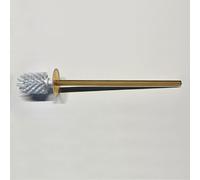 Viverso x match Tête de brosse WC, taille S, blanche et ronde, manche long, VU9730BG,